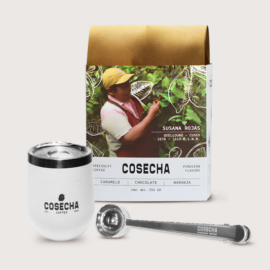 Coffee Set + Steel Mug + Scoop 