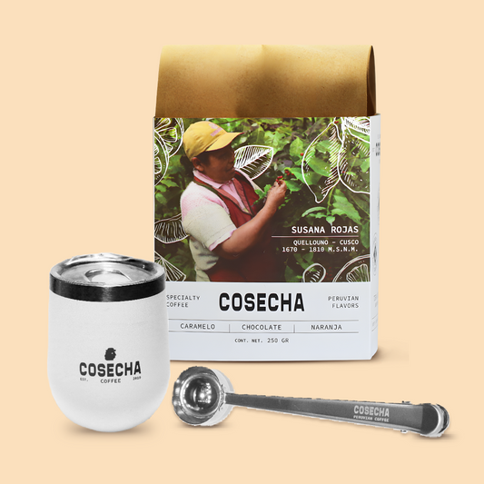 Coffee Set + Steel Mug + Scoop 